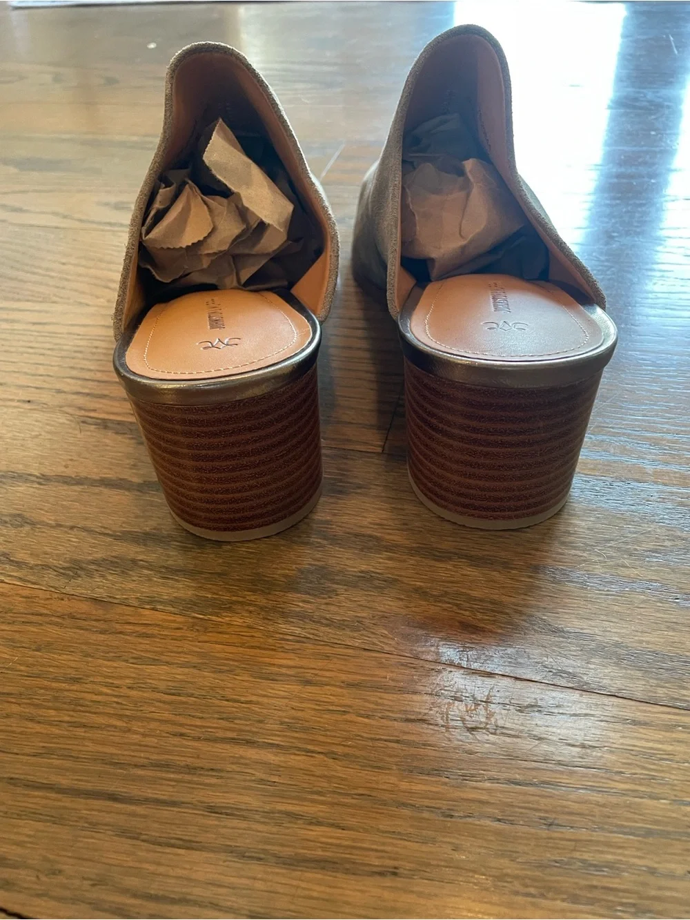 Johnston & Murphy suede slip